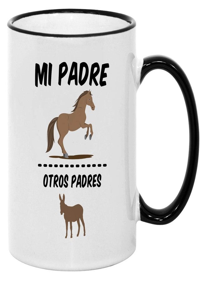 Casitika Regalos para Papa. Tazas para Cafe de Dia de los Padres. 11 oz Coffee Mug for Fathers Day in Spanish. Cups for Latin Dad for Birthday. - Image 1